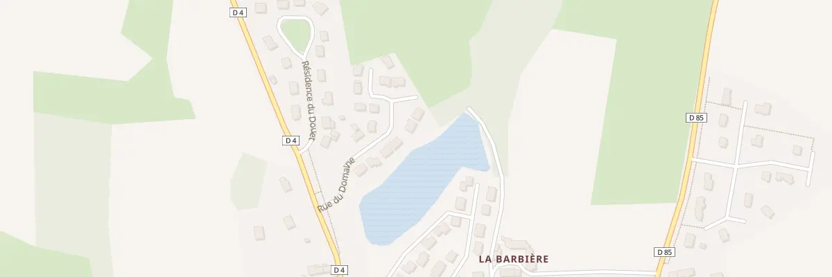 Plan du 6 Rue du Domaine à Epiniac