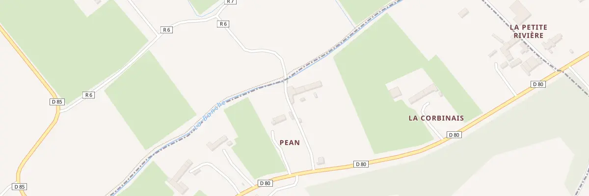 Plan du 56 Pean à Baguer-Pican