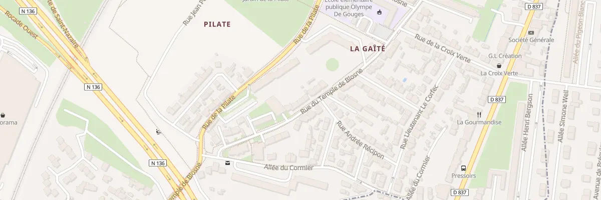 Plan du 72 Rue du Temple de Blosne à Saint-Jacques-de-la-Lande