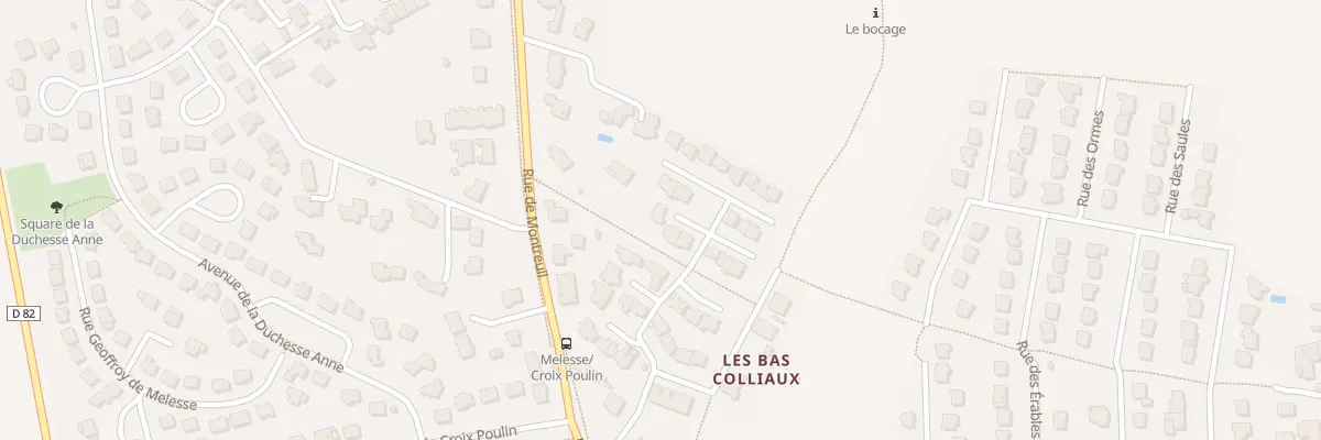 Plan du 26 Rue de la Pomme Chailleux à Melesse