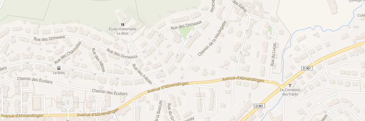 Plan du 16 Rue des Chataigniers à Cherbourg-en-Cotentin