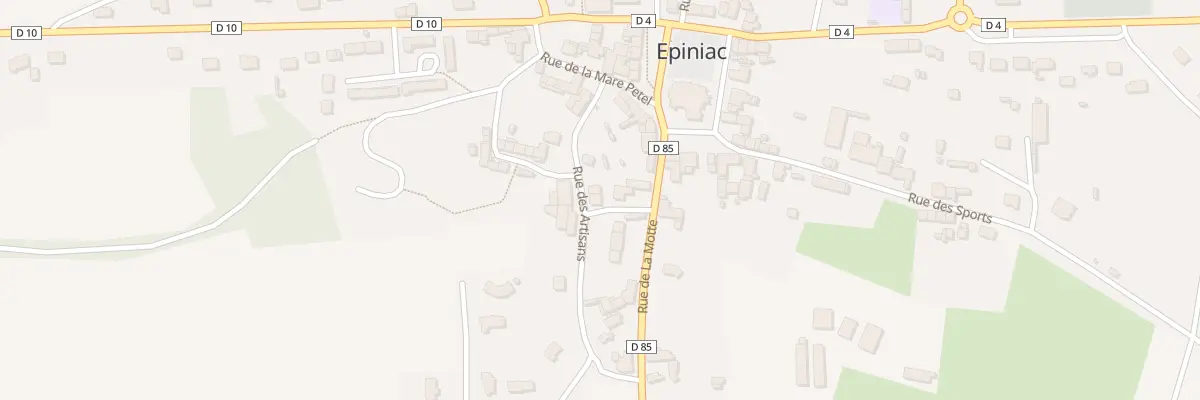 Plan du 3 Rue des Artisans à Epiniac