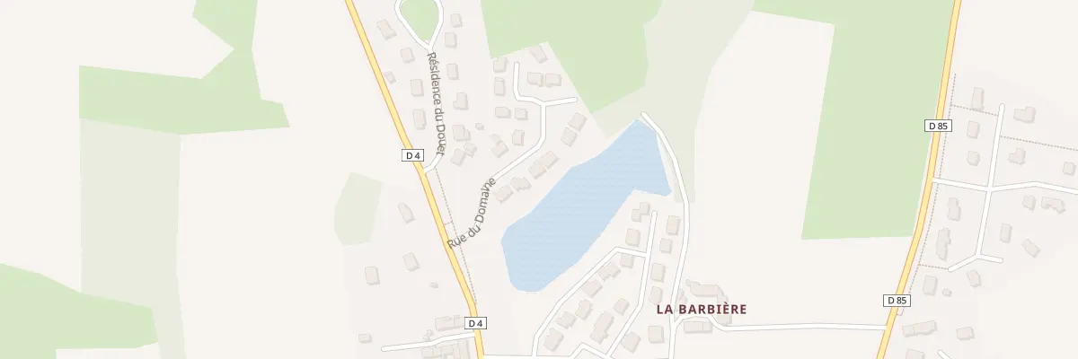 Plan du 4 Rue du Domaine à Epiniac