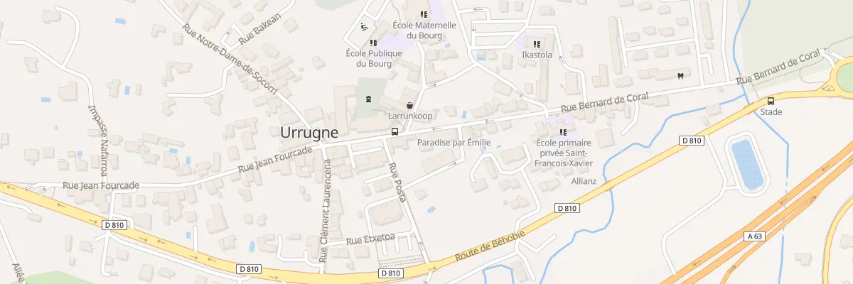 Plan du 6 Rue Bernard de Coral à Urrugne