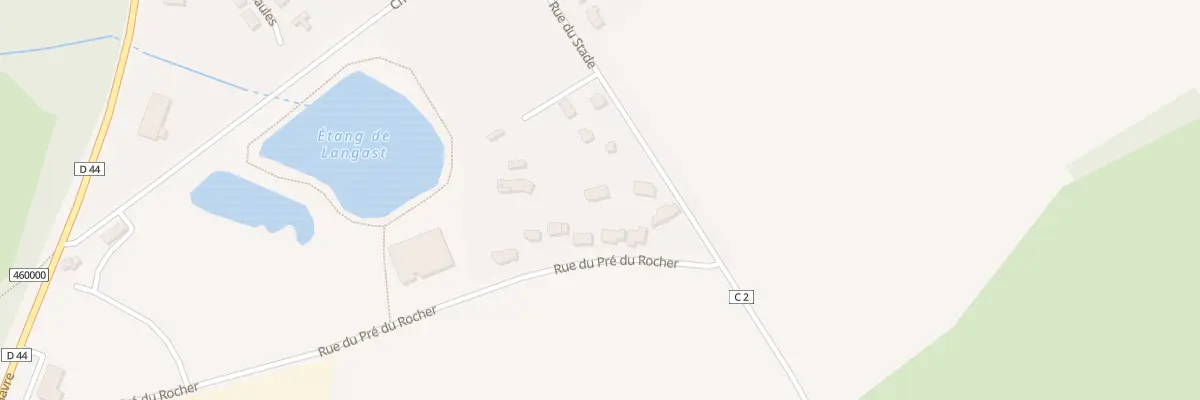 Plan du 6 Langast à Vay
