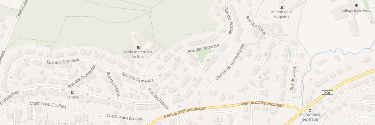 Plan du 3 Rue des Tilleuls à Cherbourg-en-Cotentin