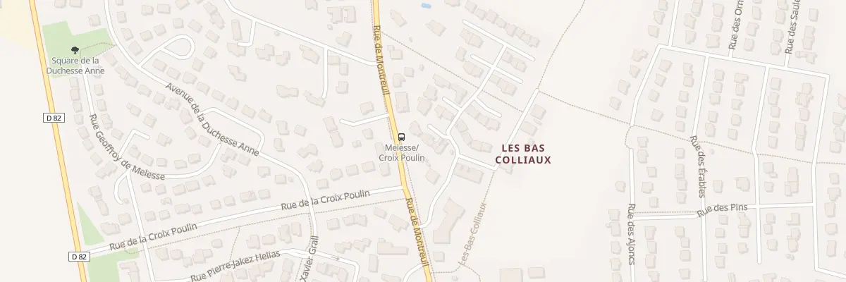 Plan du 36 Rue de la Pomme Chailleux à Melesse