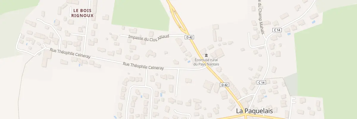 Plan du 1 Rue théophile ceineray à Vigneux-de-Bretagne
