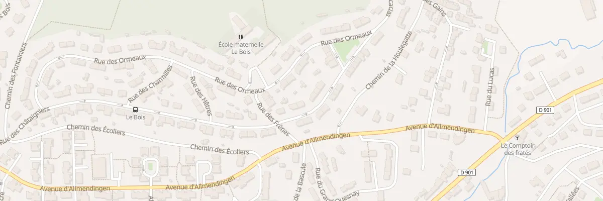 Plan du 7 Rue des Chataigniers à Cherbourg-en-Cotentin