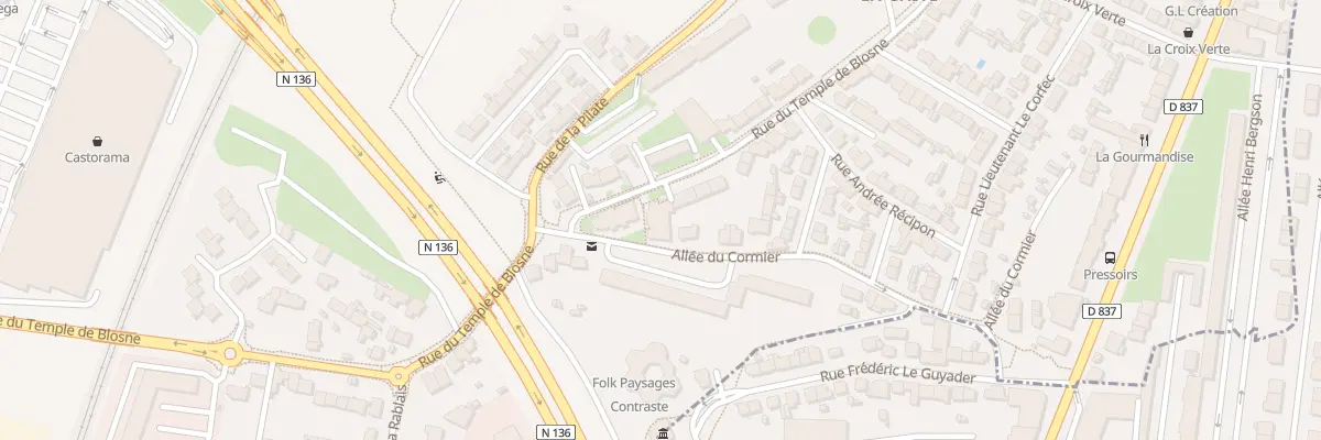 Plan du 67 Rue du Temple de Blosne à Saint-Jacques-de-la-Lande