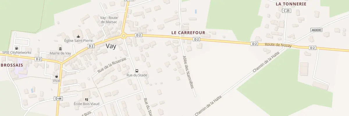Plan du 4 All des Namnêtes à Vay
