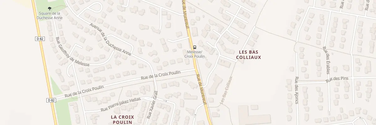 Plan du 7 Rue de Montreuil à Melesse