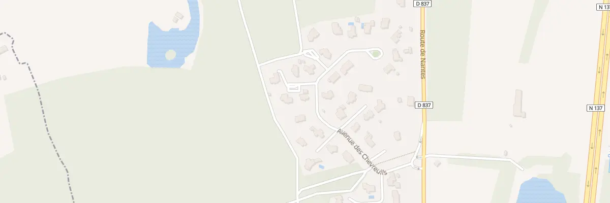 Plan du 1 All des Lièvres à Pont-Péan
