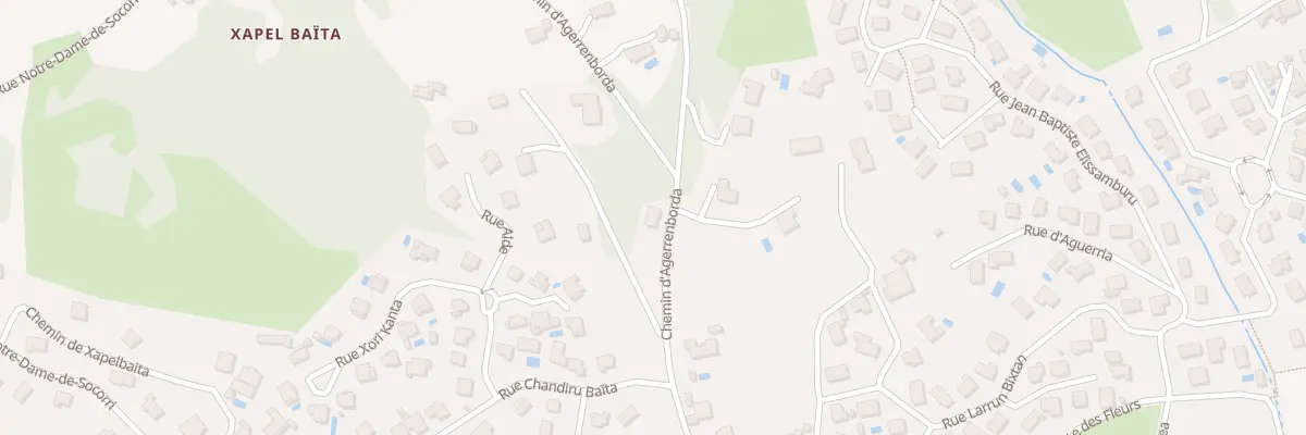 Plan du 475 Che Agerrenborda à Urrugne