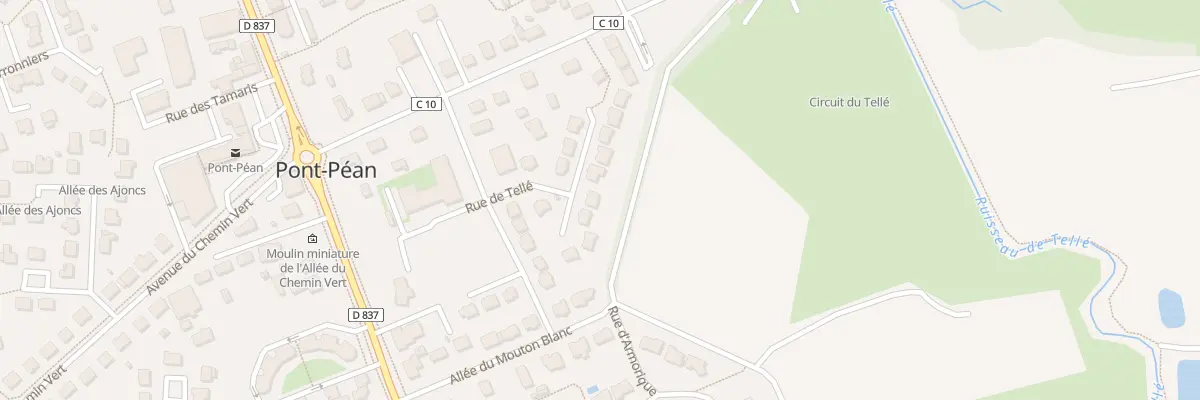 Plan du 23 Rue de Tellé à Pont-Péan
