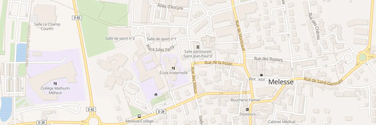 Plan du 5660 Rue des Alleux à Melesse