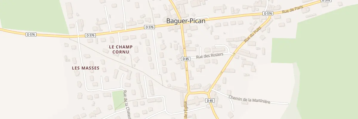 Plan du 6B Rue de l’Eglise à Baguer-Pican