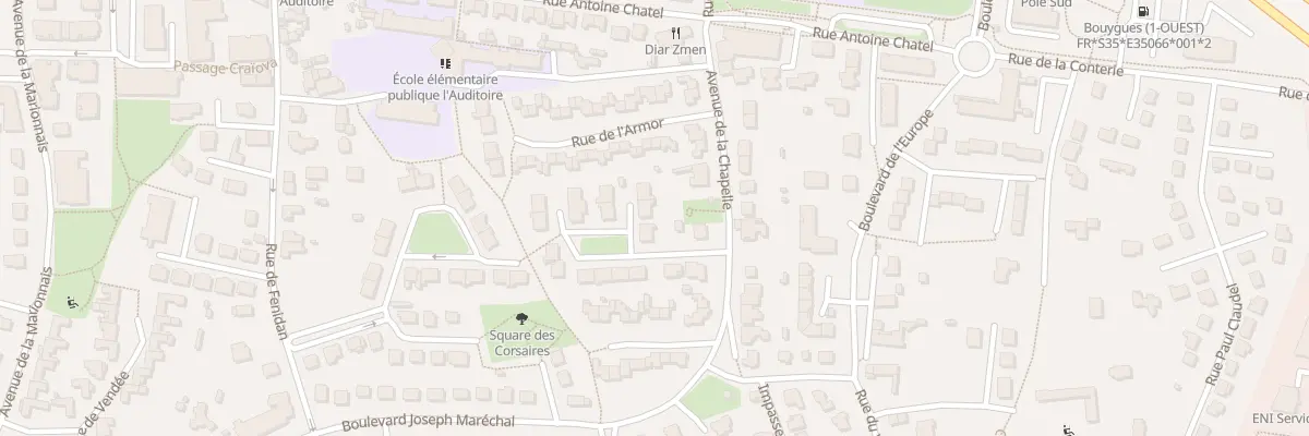 Plan du 6 Rue Jacques Cartier à Chartres-de-Bretagne