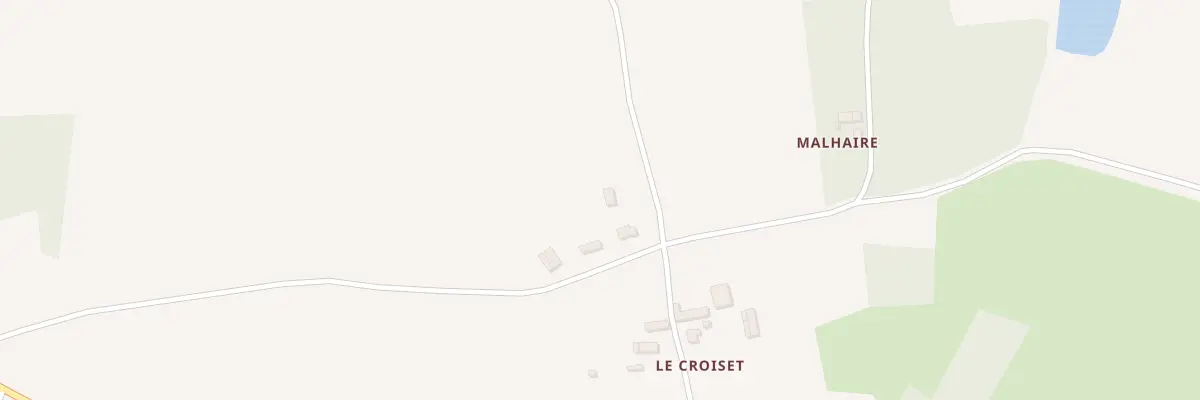 Plan du 5492 Le Croiset à Epiniac