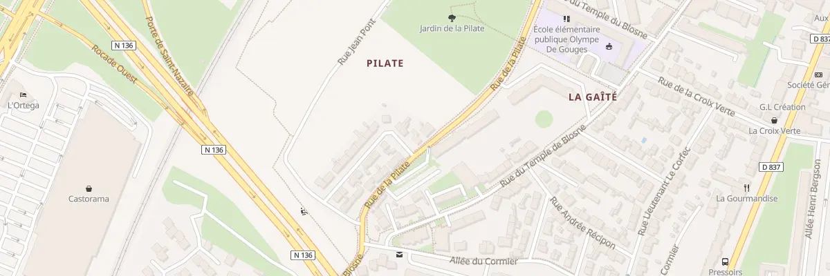 Plan du 150 Rue de la Pilate à Saint-Jacques-de-la-Lande