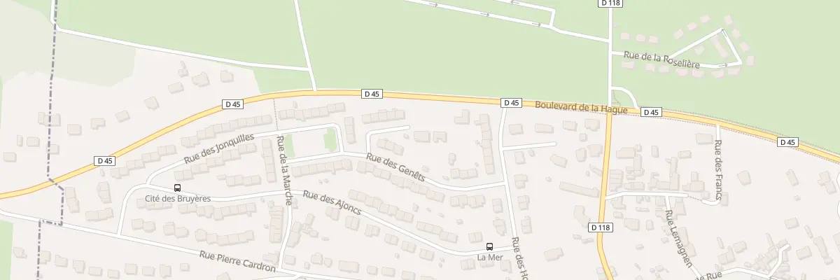 Plan du 24 Bd de la Hague à Cherbourg-en-Cotentin