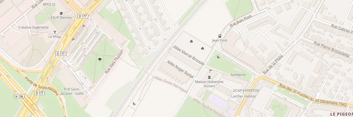 Plan du 6 All Emile Gernigon à Saint-Jacques-de-la-Lande