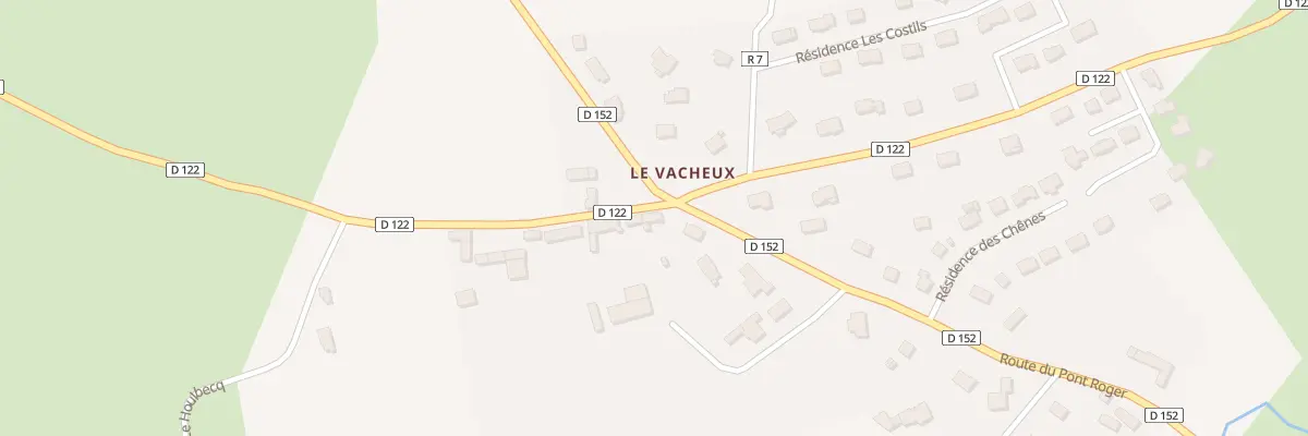 Plan du 15 Le Vacheux à Sideville