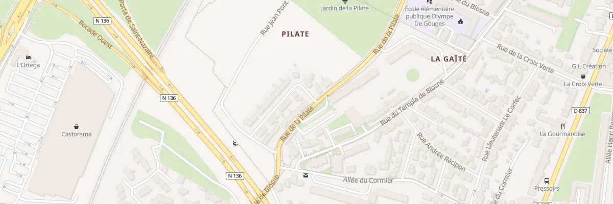 Plan du 152 Rue de la Pilate à Saint-Jacques-de-la-Lande