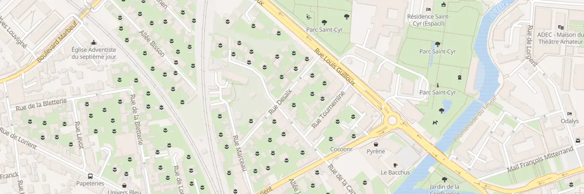 Plan du 16B Rue Desaix à Rennes