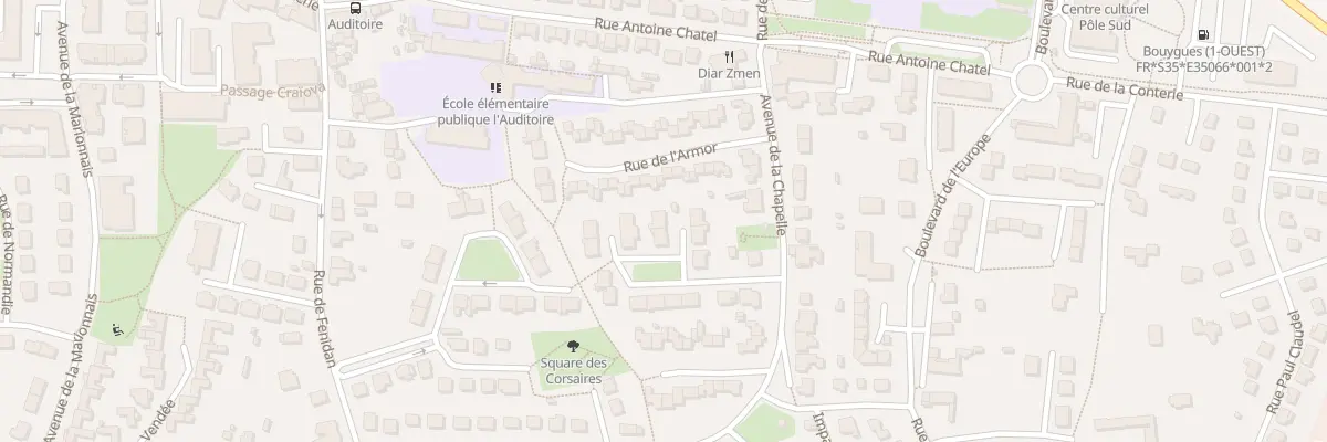 Plan du 10 Rue Jacques Cartier à Chartres-de-Bretagne