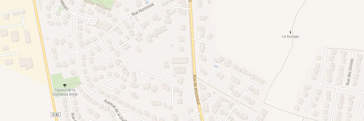 Plan du 19 Rue de Montreuil à Melesse