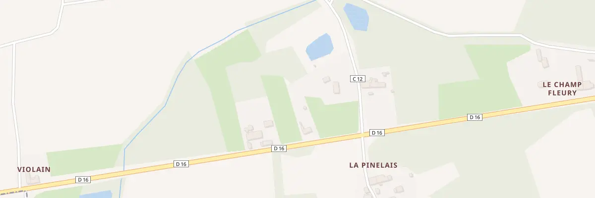 Plan du 2 La Pinelais à Héric