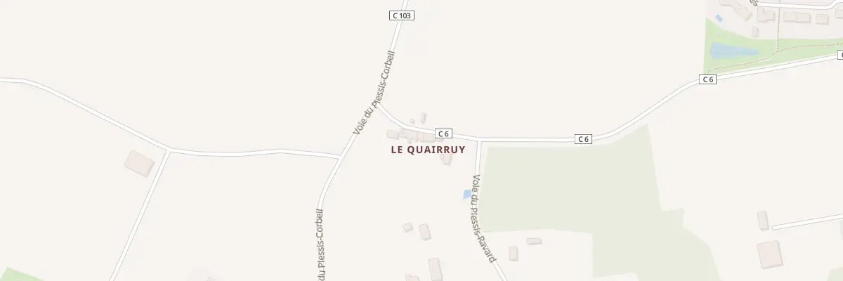 Plan du 4000 Le Querry à Maché
