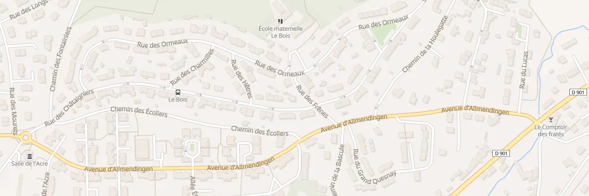 Plan du 13 Rue des Chataigniers à Cherbourg-en-Cotentin