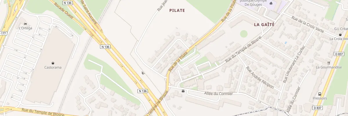 Plan du 158 Rue de la Pilate à Saint-Jacques-de-la-Lande