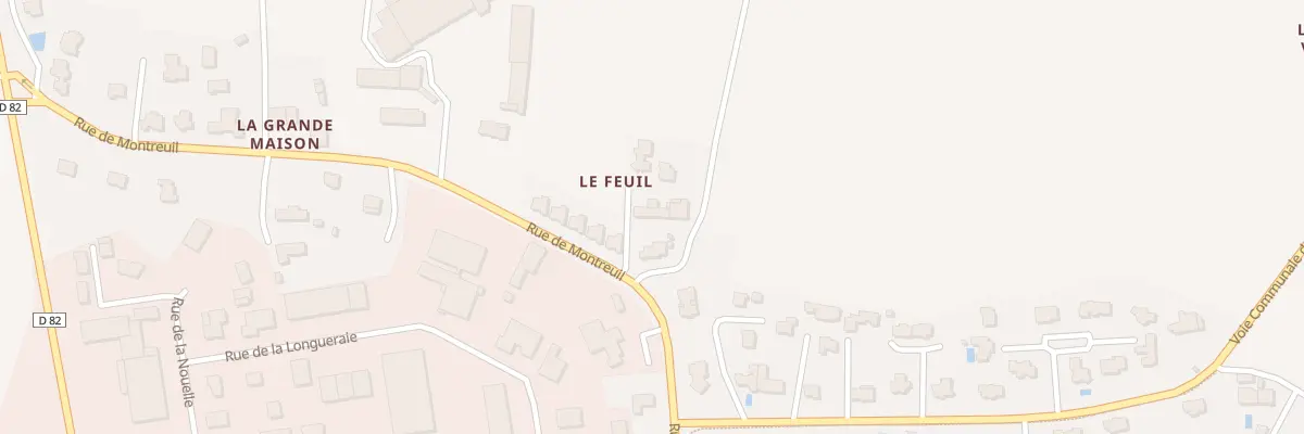 Plan du 70 Rue de Montreuil à Melesse
