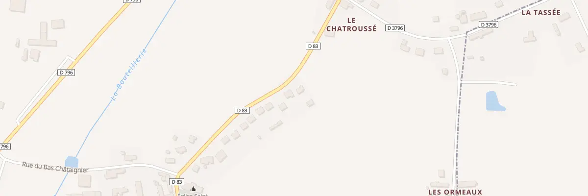 Plan du 5139 Le Bas Chataigner à Trémeheuc
