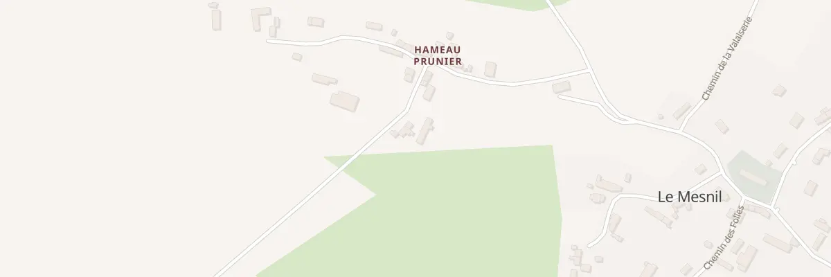 Plan du 5 Hameau Prunier au Mesnil