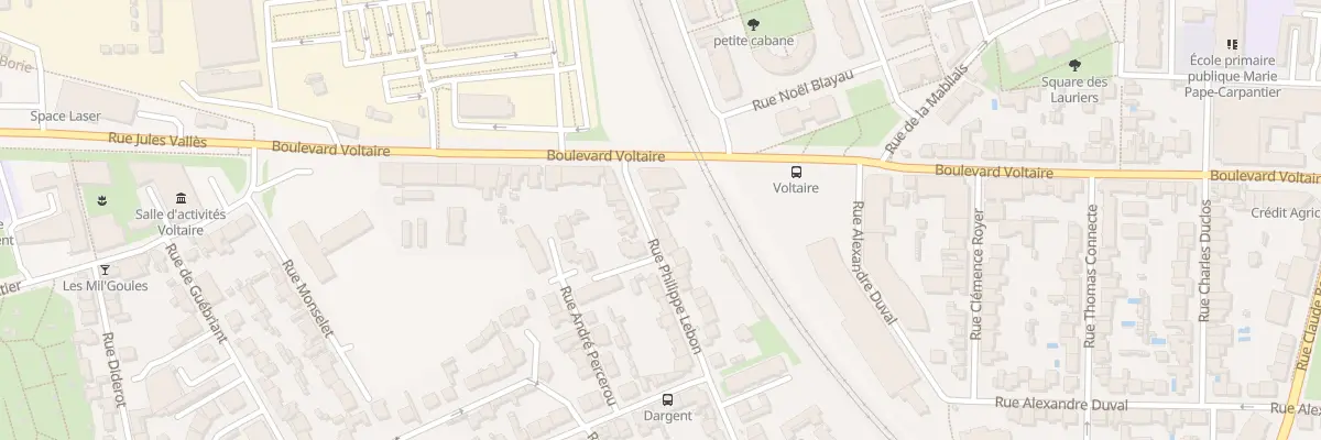 Plan du 5 Rue Philippe Lebon à Rennes