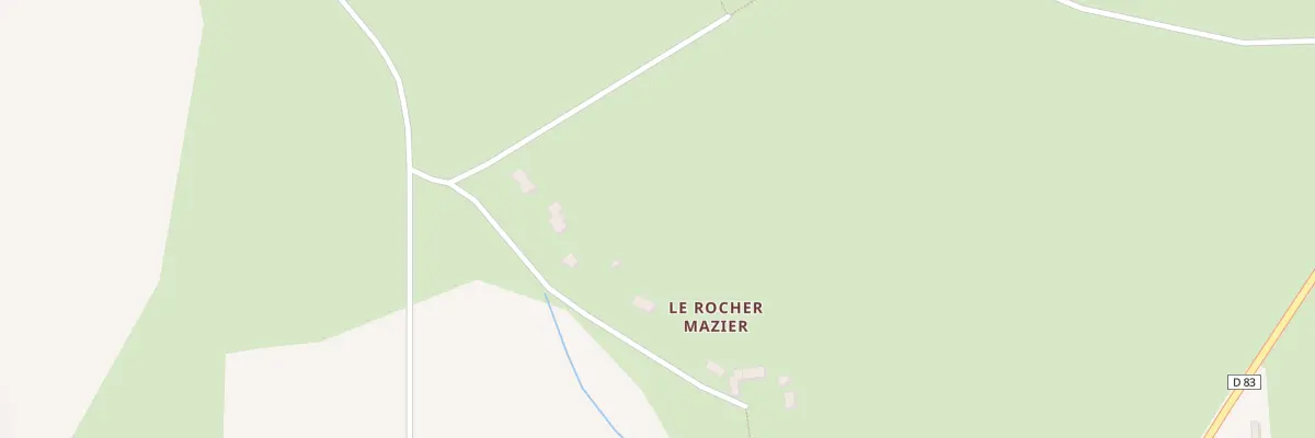 Plan du 9002 Le Rocher Mazier à Trémeheuc