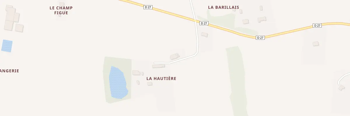 Plan du 25 La Hautiere à Melesse