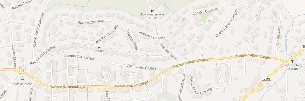 Plan du 15 Rue des Chataigniers à Cherbourg-en-Cotentin