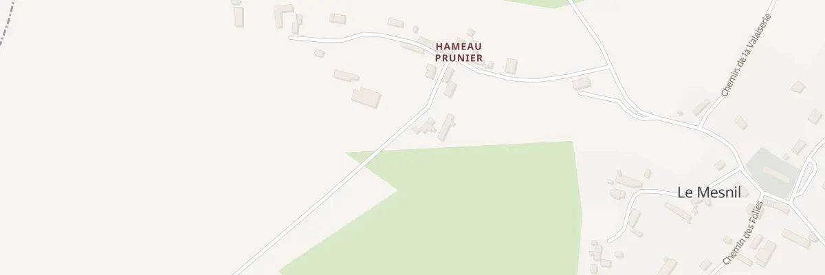 Plan du 7 Hameau Prunier au Mesnil