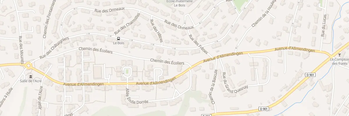 Plan du 36 Rue des Chataigniers à Cherbourg-en-Cotentin