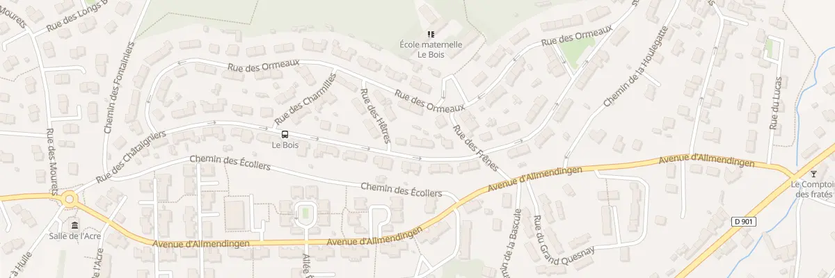Plan du 17 Rue des Chataigniers à Cherbourg-en-Cotentin
