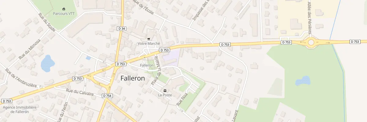 Plan du 37 Rue nationale à Falleron