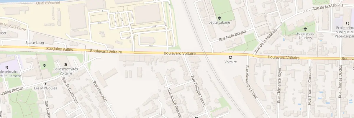 Plan du 69 Bd Voltaire à Rennes