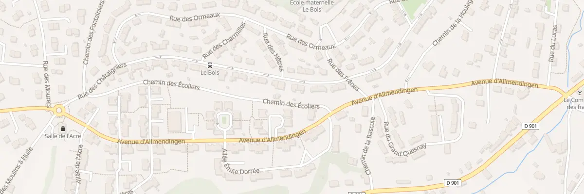 Plan du 38 Rue des Chataigniers à Cherbourg-en-Cotentin