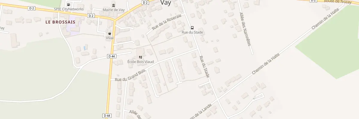 Plan du 1 All des Eglantiers à Vay