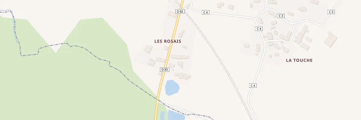 Plan du 19 Les Rosais à Lanrigan